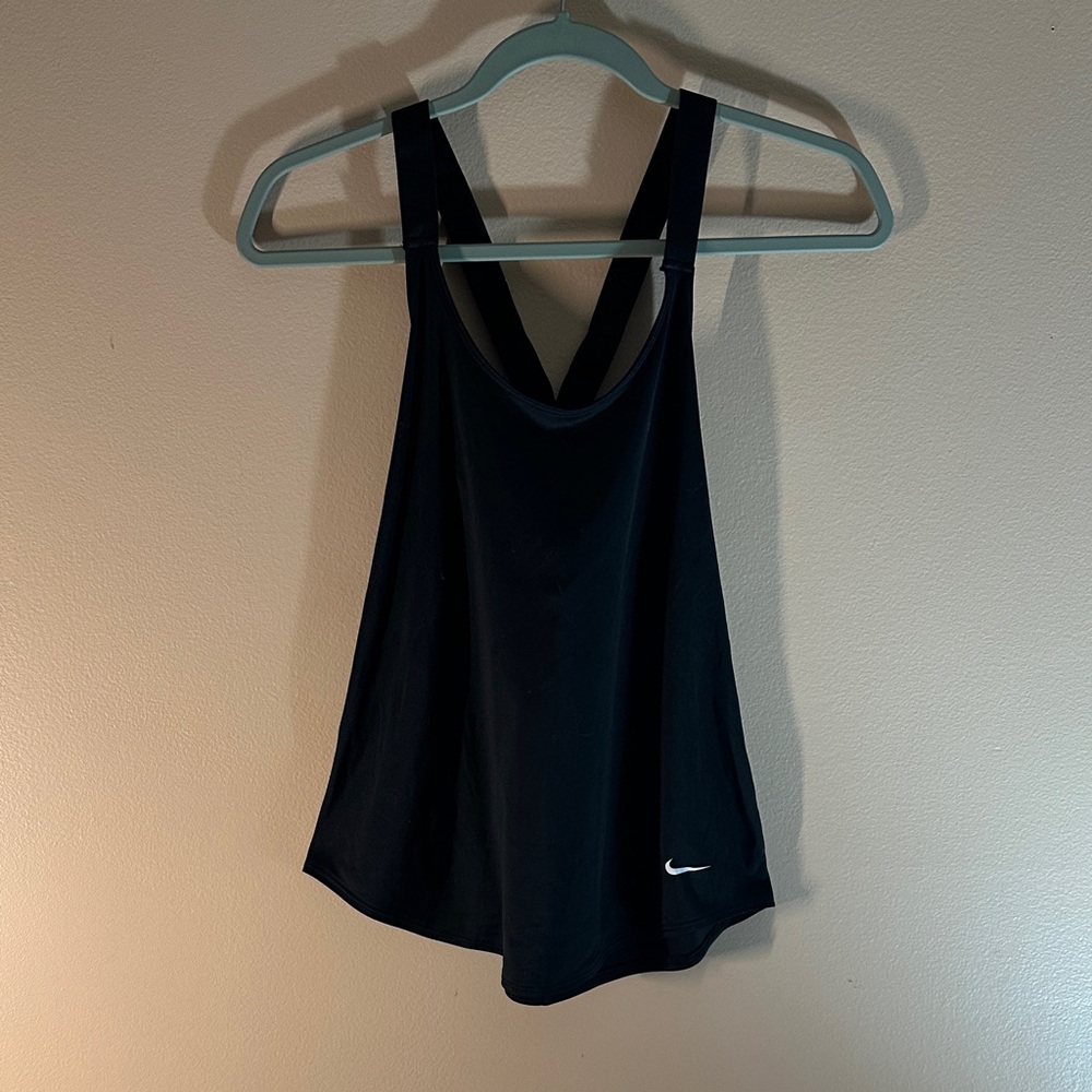 Nike Black Cross-Back Tank Top
